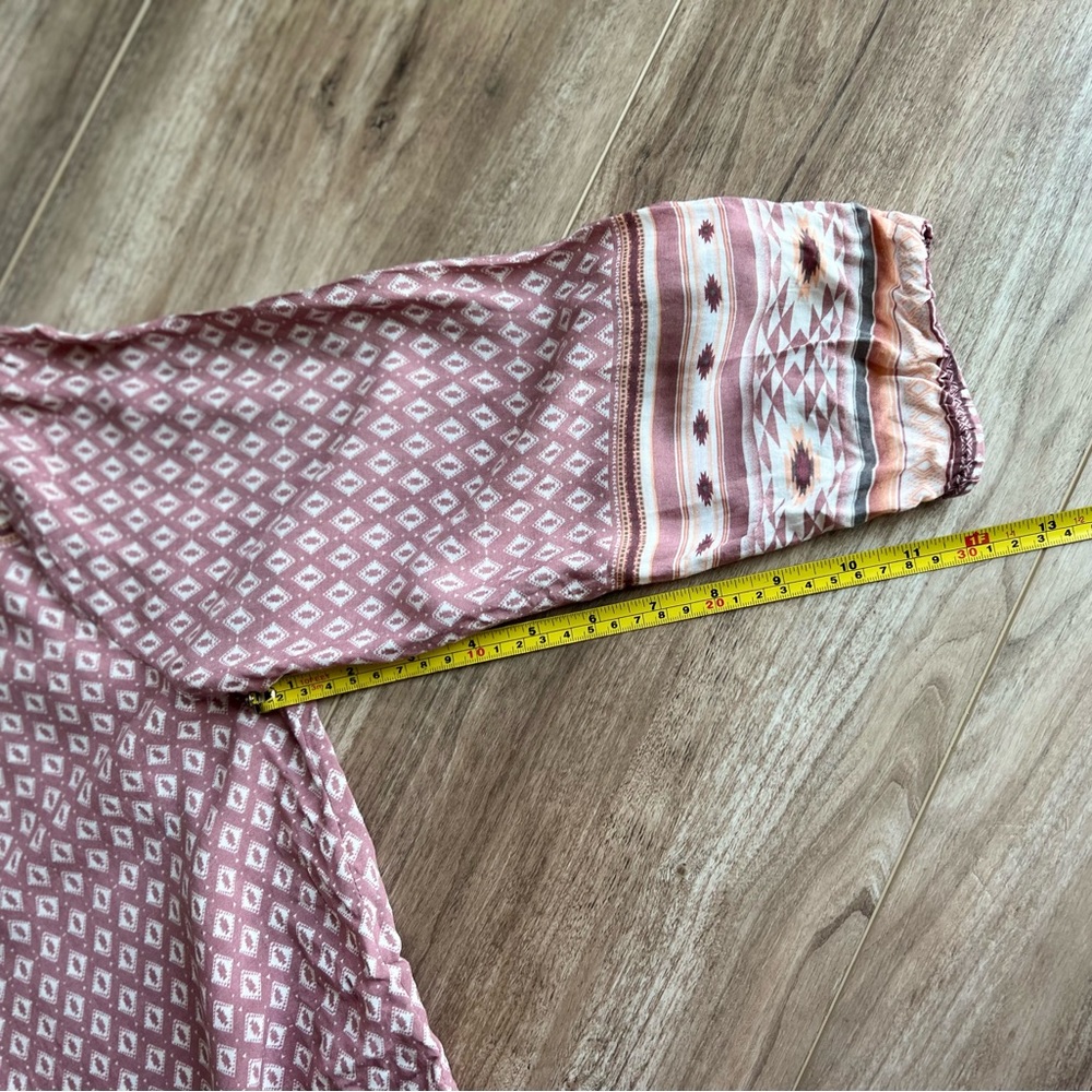 Pink Patterned Women's Jumpsuit - Picture 10 of 13